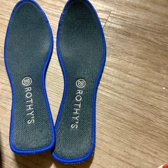 Rothys The Flat Retired Women US 11.5 Green Blue Luxury Ballet Flats - Picture 6 of 7